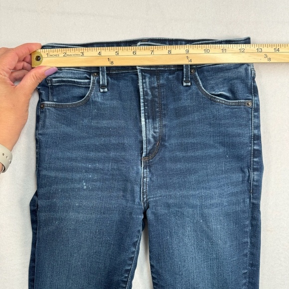 Abercrombie + Fitch Jeans Womens SZ 25L Dark Blue Simone High Rise Super Skinny - Picture 8 of 15